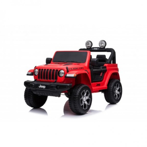 JEEP WRANGLER RUBICON 4X4 12V LICENSE ΚΟΚΚΙΝΟ ΠΛΗΡΕΣ ΕΞΟΠΛΙΣΜΟΣ